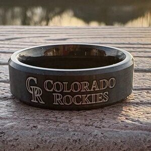 Colorado Rockies MLB Titanium Ring 8mm